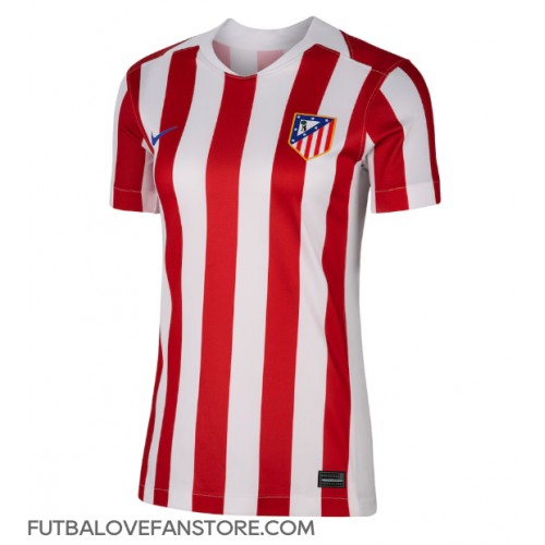 Atletico Madrid Robin Le Normand #24 Domáci Ženy futbalový dres 2025-26 Krátky Rukáv Atletico Madrid Robin Le Normand #24 Domáci Ženy futbalový dres 2025-26 Krátky Rukáv